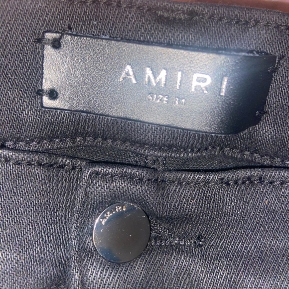 AMIRI MAGAZINE COVER JEANS BLACK - Picture 5 of 6